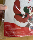 Bucilla Stocking Kit - Jumbo - Santa And Reindeer  28  Felt Christmas -mm