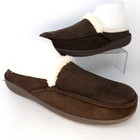 New  Moccasin Indoor outdoor Men s Comfort Slipper  Size 9 0 - 9 5 Large Brown
