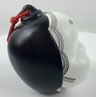Asian Japanese Hyottoko Otafuku Okame Omen Clay Bell