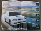 Subaru Bh5 Legacy Touring Wagon Gt Limited 2001 01 Special Edition Catalogue