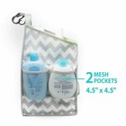 New Nursery Organizer Baby Diaper Caddy Hanging Diaper Pockets Organization Grey