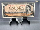 1954 Canada  50 Modified Portrait Bank Note Graded Bcs F-15 Sn  Ah8135989