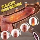 Thrusting Rotating Heating Suction Cup Dildo G-spot Vibrator Sex Toys For Women