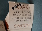 Oak 399 473-jc Non-shorting 3 Pole 3 Section 2-12 Position Selector Switch  2 