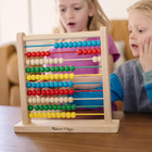 Melissa   Doug Wooden Abacus - Classic Educational Counting Toy With 100 Beads