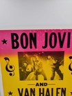 Tribune Showprints   music Memorabilia 14 x24   Bon Jovi Van Halen 1987 80s