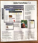 Vintage Adobe Framemaker 5 5 For Pc - New Sealed Full Retail Box - Never Opened