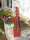 Antique Cast Iron Hand Well Water Source Pitcher Pump Yard Garden Decor Brass