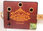 Cigar Box Guitar  3 String  Metal Frets  Piezo Sound Pu Installed  see Desc 