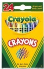 Crayola 52-3024 Assorted Color Double Wrapped Non Toxic Classic Crayons - Deal O