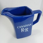 Vintage Canadian R r Whiskey Ceramic Pitcher 