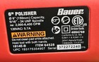 Bauer 1814e-b 6  5 7 Amp Heavy Duty Dual Action Variable Speed Corded Polisher