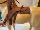 Vintage Marx 1960s  thunderbolt  Palomino Horse For Johnny West  Original Box