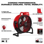 Milwaukee 0821-20 M18 18v 18  Brushless Cordless Fan - Bare Tool