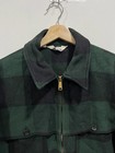 Vintage Woolrich Plaid Forest Green Buffalo Jacket Zip