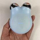 Nuface Mini  Facial Toning Device W charger Pouch Brush Light Blue