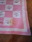 Quilt Pinks And Whites With Stitched Baskets