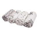 Baby Muslin Swaddle Blanket 70  Bamboo 30  Cotton Receiving Blanket 4 Pc  47x47   
