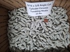 Ceramic Tumbling Media 25 Pounds Of 9 16  X 3 8  Angle Cut Cylinder 23 Lbs