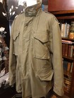 Vintage Us Army M65 M-65 Field Jacket Og-107 With Liner 80s Medium Long Military