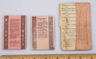 Lot Of 3 Victorian Tiny Story Booklet Piso s Cure For Consumption Quack Medicine