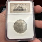 1783mo Ff Mexico 2r Silver El Cazador Shipwreck Coin Ngc Genuine  Wood Box 