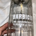 Vintage Barbicide Disinfectant Jar Barbershop Blue Base 11 5 Inches Tall
