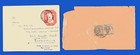 British India  6 Old Internal Postal Stationeries covers  Vf