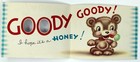 Vintage Birthday Card Usa Color Lithographed 1940s Anamorphic Bear