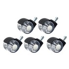 Set Of 5 Office Chair Caster Rubber Swivel Wheels Replacement Heavy Duty 2 Inch
