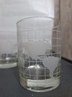 Nestle World Map Globe  Set Of 4  Drink Glasses Tumblers  12 Oz  Orig Box  Vtg