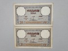 Morocco 2 X 20 Francs Banknotes 1941 - Banque D   tat Du Maroc - Consecutive