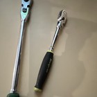 Matco 3 8 In Flex-head Ratchet And Snap On 1 4 Ratchet 2-pc Black green