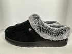 Skechers Bobs Keepsakes Ice Angel Black Womens Size 7 Memory Foam Slippers