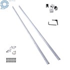 Extra Long 2200mm Sbr16 Linear Rail Kit With Anti-dust Carriages