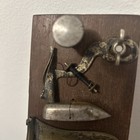 Antique Singer Sewing  Oak Puzzle Plank Antique unique Collection Clean