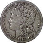 1889-cc Morgan Dollar Pcgs F-12
