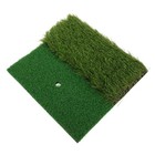 Golf Pad Man Driving Mats Practice Indoor Artificial Grass Simulator