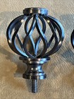  4  Curtain Rod Finials Ends Oil Rubbed Bronze Lot