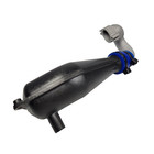 Fits Traxxas T-maxx 2 5 Exhaust Pipe   Aluminum Header W  Wire Mounting Bracket