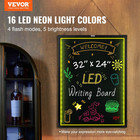 32 X 24 Inch Led Message Board Lighted Writing Sign 16 Colors With Markers