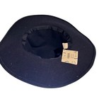 Fall Navy Wool Felt Wide Brim Hat W brown Band By Janie And Jack For Kids Sz 6-8
