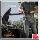 57 In  Long-handled Digging Shovel   Steel Swivel Gardening Fiskars Degree