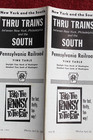 1965 Pennsylvania Railroad New York   The South Railway Train Timetable Schedule