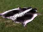Tricolor Cowhide Exotic Rugs Hair On Cow Hide Natural Skin Area Rug Large Size