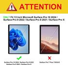  2 Pack  Screen Protector For Microsoft Surface Pro 11 pro 10 pro 9 pro 8 pro X