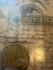 United Daughters Of The Confederacy Membership Certificate James Kenan Nc Early