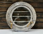 Vintage Ship Porthole  Hatch     Brass 2-key Nautical Wall Salvage Aluminum Window