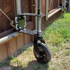 Stark Heavy-duty Gate Wheel Steel Spring Loaded Hardware Fence Swivel Caster X1