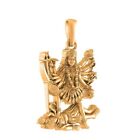 925 Sterling Silver 22k Gold Plated Goddess Kali Maa Pendant